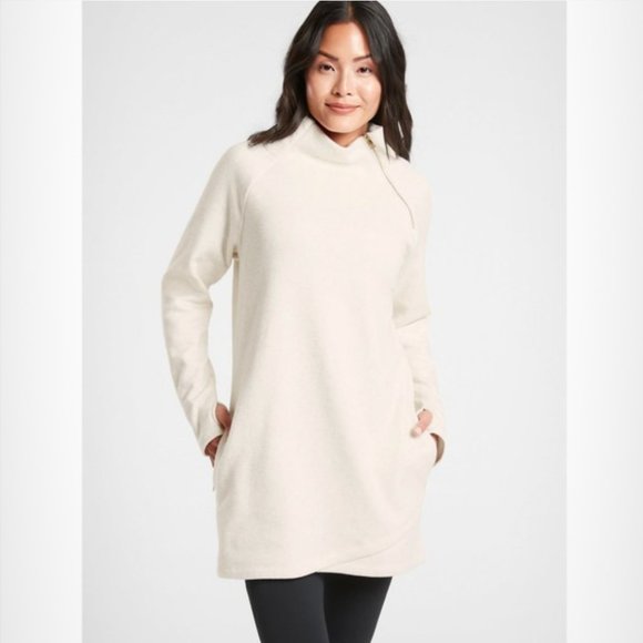 Athleta Cozy Karma Asymmetrical Dress, Small - Picture 2 of 11